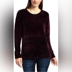 Orvis Velvety Maroon Burgundy Pullover Sweater Super‎ Soft Size Medium